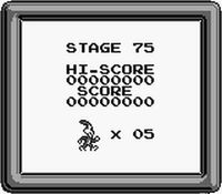 une photo d'Ã©cran de Bugs Bunny Crazy Castle sur Nintendo Game Boy